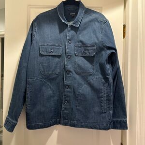 Express light denim jean jacket blouse